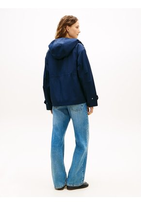 Chaqueta Multicolor Utility Con Capota Tommy Hilfiger