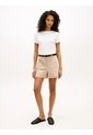 Camiseta Blanca Slim De Cuello Barco Con Botones Tommy Hilfiger de Tommy Hilfiger