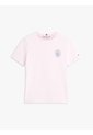 Camiseta Rosa De Corte Regular Con Logo Gráfico En El Pecho Tommy Hilfiger de Tommy Hilfiger