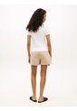 Camiseta Blanca Slim De Cuello Barco Con Botones Tommy Hilfiger de Tommy Hilfiger
