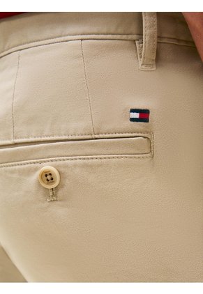 Pantalón Beige Chino Denton De Sarga Tommy Hilfiger