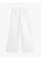 Pantalón Blanco Denim De Talle Alto Con Pierna Ancha Tommy Hilfiger de Tommy Hilfiger