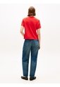 Camiseta Roja De Punto Interlock Con Logo Tommy Hilfiger de Tommy Hilfiger