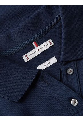 Polo Multicolor De Corte Slim Con Logo Script Tommy Hilfiger