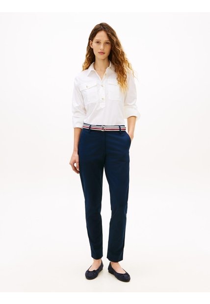 Pantalón Multicolor Chino Slim En Twill Tommy Hilfiger