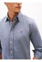 Camisa Azul TH Flex Regular Tommy Hilfiger de Tommy Hilfiger