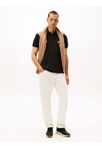 Tenis Negro Híbridas De Cuero Con Suela Dentada Tommy Hilfiger Tommy Hilfiger