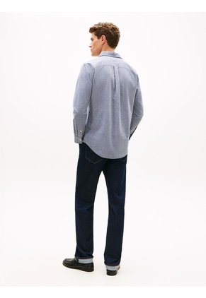 Camisa Azul TH Flex Regular Tommy Hilfiger