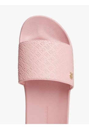 Sandalias Rosa Con Monogramas TH En Relieve Tommy Hilfiger
