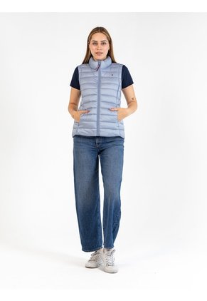 Chaleco Azul Marino Acolchado Con Logo Bordado Tommy Hilfiger