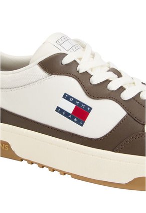 Tenis Multicolor De Cuero Color Block Tommy Hilfiger