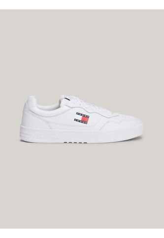 Tenis Blanco De Cuero Color Block Tommy Hilfiger Tommy Hilfiger