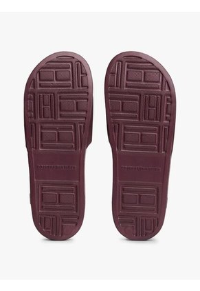 Sandalias Rojo Texturizadas De Piscina Tommy Hilfiger