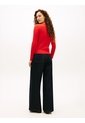 Saco Rojo De Punto Trenzado Con Cuello En V Tommy Hilfiger de Tommy Hilfiger
