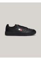 Tenis Negro De Cuero Color Block Tommy Hilfiger de Tommy Hilfiger