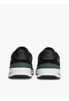 Tenis Verde Retro Dentadas En Mezcla De Ante Tommy Hilfiger