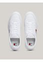 Tenis Blanco De Cuero Color Block Tommy Hilfiger de Tommy Hilfiger