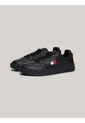 Tenis Negro De Cuero Color Block Tommy Hilfiger de Tommy Hilfiger