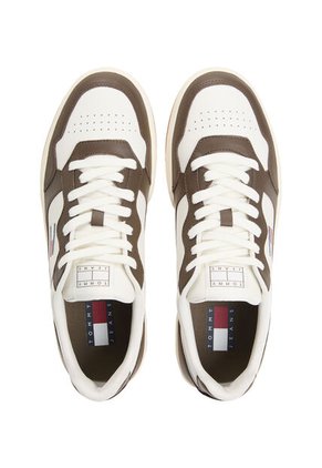 Tenis Multicolor De Cuero Color Block Tommy Hilfiger