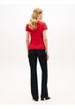 Camiseta Roja De Punto Con Logo Texturizado Tommy Hilfiger de Tommy Hilfiger