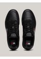 Tenis Negro De Cuero Color Block Tommy Hilfiger de Tommy Hilfiger