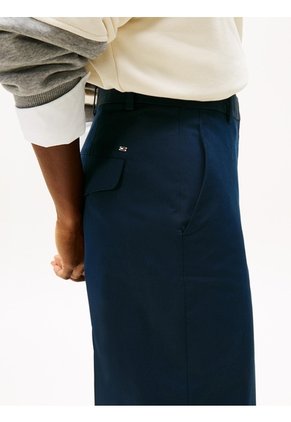 Pantalón Multicolor Wide Leg Con Logo Tommy Hilfiger