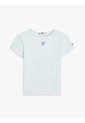 Camiseta Azul De Punto Con Logo Texturizado Tommy Hilfiger de Tommy Hilfiger