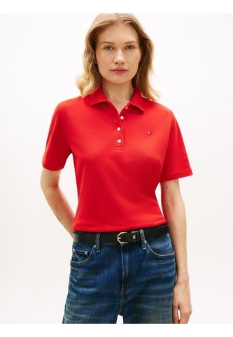 Polo Rojo 1985 De Corte Regular Con Logo Bordado Tommy Hilfiger Tommy Hilfiger