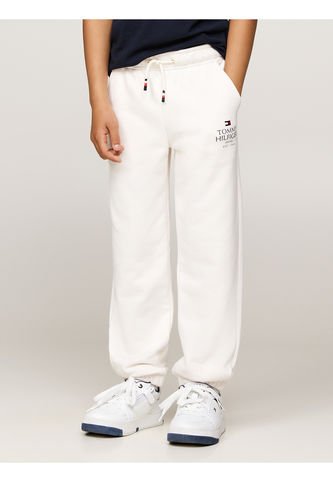 Joggers Blanco Niño Blanco Con Logo Gráfico Tommy Hilfiger Tommy Hilfiger