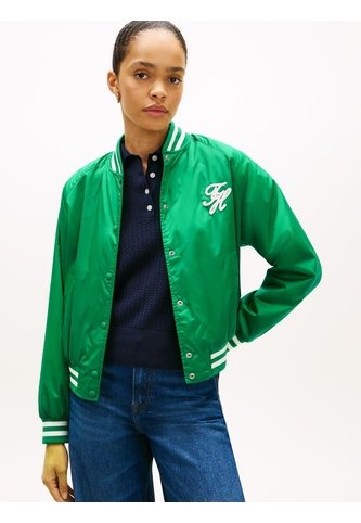 Chaqueta Verde Bomber Que Repele El Agua Con Logo Tommy Hilfiger Tommy Hilfiger