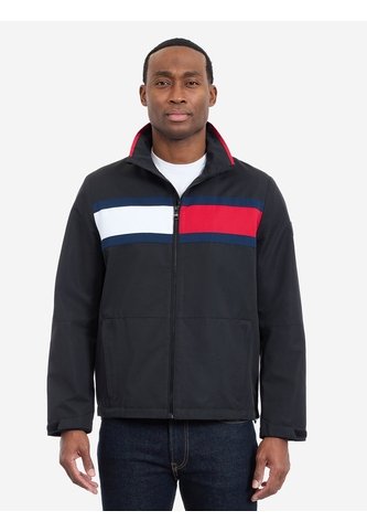Chaqueta Negra Glenville Hipster Con Diseño Color Block Tommy Hilfiger Tommy Hilfiger