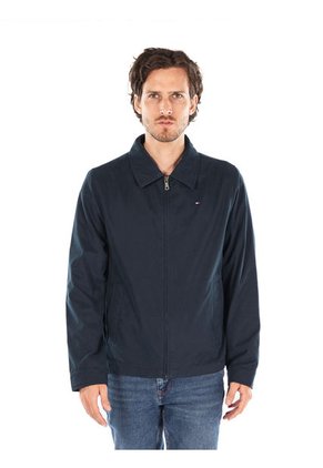 Chaqueta Impermeable Con Capucha Hombre Azul Tommy Hilfiger