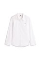 Camisa Blanca A Rayas De Corte Regular Tommy Hilfiger de Tommy Hilfiger