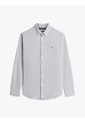 Camisa Azul De Corte Regular En Tejido Dobby Tommy Hilfiger de Tommy Hilfiger