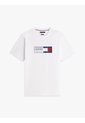 Camiseta Blanca De Punto Con Cuello Redondo Tommy Hilfiger de Tommy Hilfiger