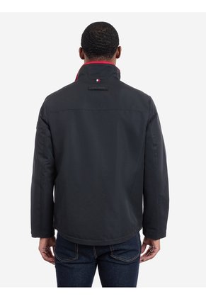 Chaqueta Negra Glenville Hipster Con Diseño Color Block Tommy Hilfiger