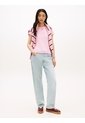 Camiseta Rosa De Punto Con Logo Texturizado Tommy Hilfiger de Tommy Hilfiger