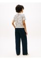Camiseta Blanca Amplia De Punto Interlock Tommy Hilfiger de Tommy Hilfiger
