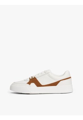 Tenis Blanco De Tenis Con Panel Texturizado Tommy Hilfiger