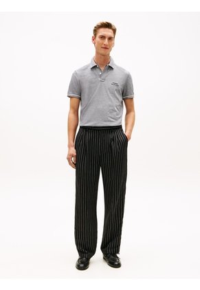 Polo Multicolor Oxford Two Tone De Corte Regular Tommy Hilfiger