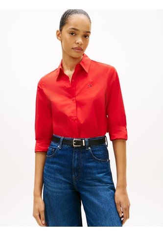 Camisa Roja A Rayas De Corte Regular Tommy Hilfiger Tommy Hilfiger