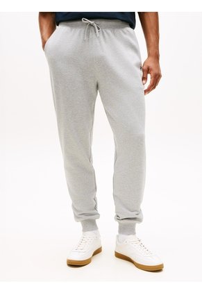 Joggers Gris De Felpa Con Bajo Elástico Tommy Hilfiger
