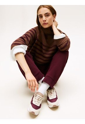 Tenis Multicolor De Ante Con Monograma TH Tommy Hilfiger