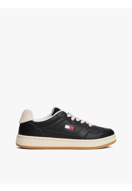 Tenis Negro Archive De Cuero Tommy Hilfiger