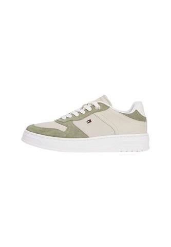 Tenis Verde De Ante Con Suela Cupsole Tommy Hilfiger Tommy Hilfiger
