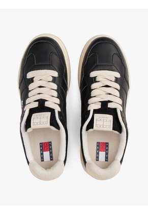Tenis Negro Archive De Cuero Tommy Hilfiger