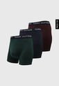 Bóxer x3 Verde-Azul-Borgoña Tommy Hilfiger de Tommy Hilfiger