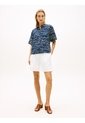 Camisa Azul De Manga Corta Con Corte Amplio Tommy Hilfiger de Tommy Hilfiger