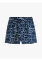 Pantalonetas Azul De Puro Lino Con Logo Bordado Tommy Hilfiger de Tommy Hilfiger