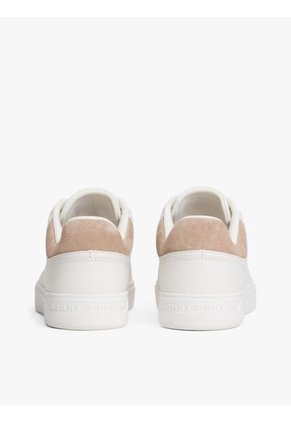 Tenis Blanco De Cuero Con Suela Cupsole Tommy Hilfiger